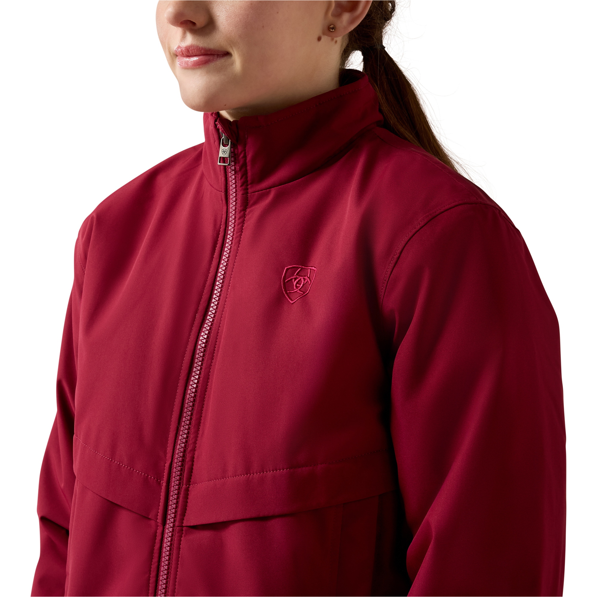 2026 Ariat Junior Estable 2.0 Chaqueta Aislada 10079839 - Beet Red